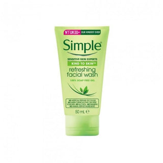 Simple Kind To Skin Refreshing Facial Wash - 50ml - Cleanser