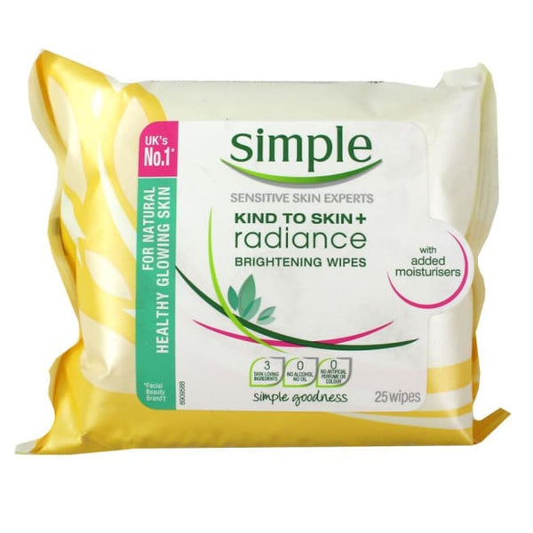 Simple Radiance Brightening Wipes - Face Wipes