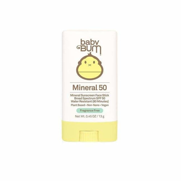 Sun Bum Baby Bum Mineral SPF 50 Sunscreen Face Stick - Fragrance Free - Sunscreen