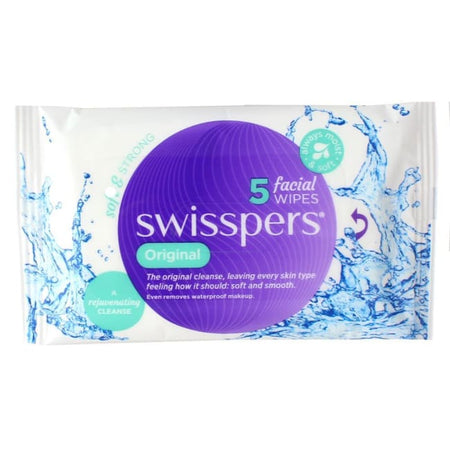 Swisspers Original Facial Wipes - 5 Pack