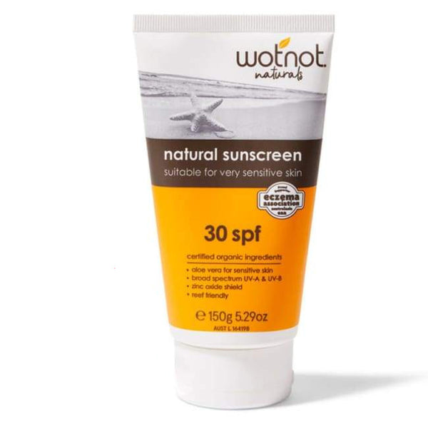 Wotnot SPF 30 Natural Sunscreen - For Very Sensitive Skin - Sunscreen