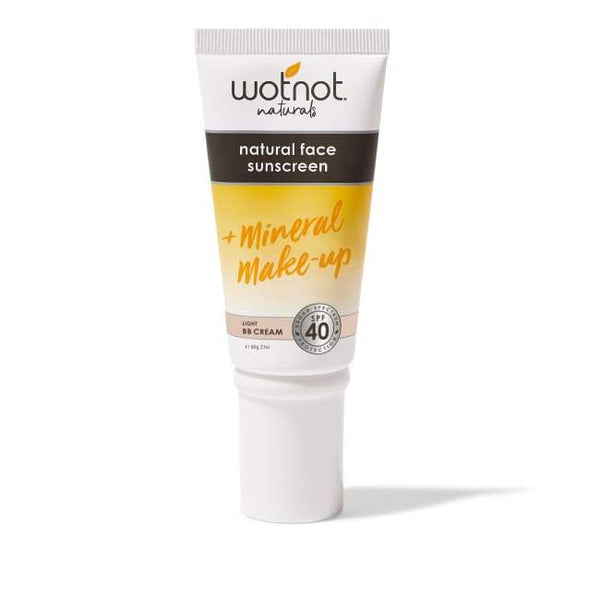 Wotnot SPF 40 Natural Face Sunscreen & BB Cream - Light - Sunscreen