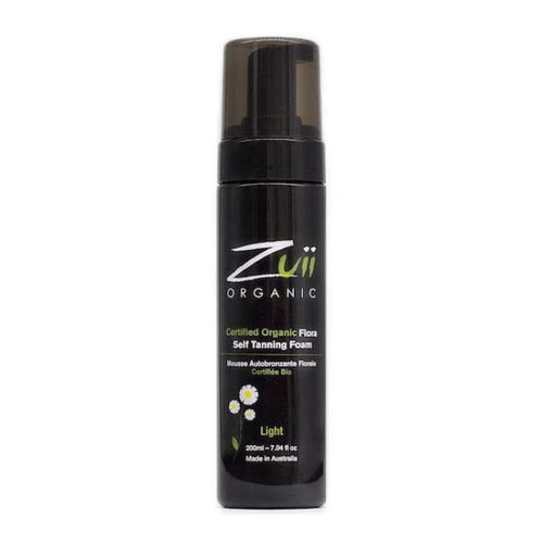 Zuii Organic Flora Self Tanning Foam - Light - Tan
